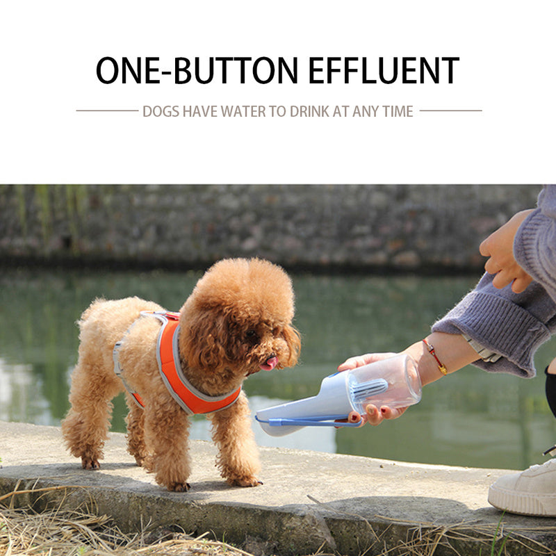Portable Pet Water Bottle – Leakproof Travel Feeder for Dogs & Cats
