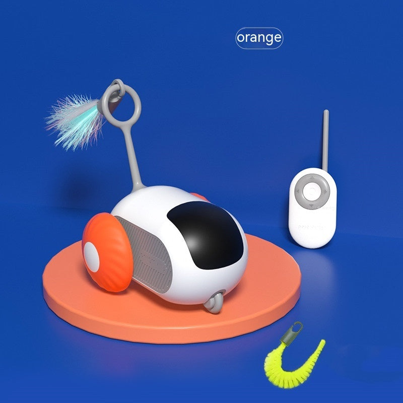 Interactive Cat Chase Toy – Remote-Controlled USB Rechargeable Car