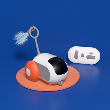 Interactive Cat Chase Toy – Remote-Controlled USB Rechargeable Car