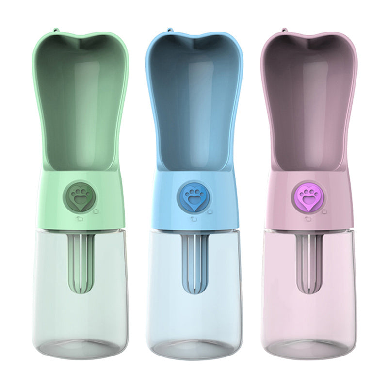Portable Pet Water Bottle – Leakproof Travel Feeder for Dogs & Cats