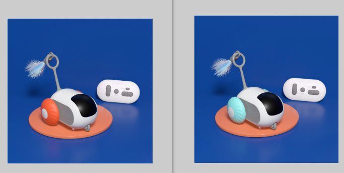 Interactive Cat Chase Toy – Remote-Controlled USB Rechargeable Car