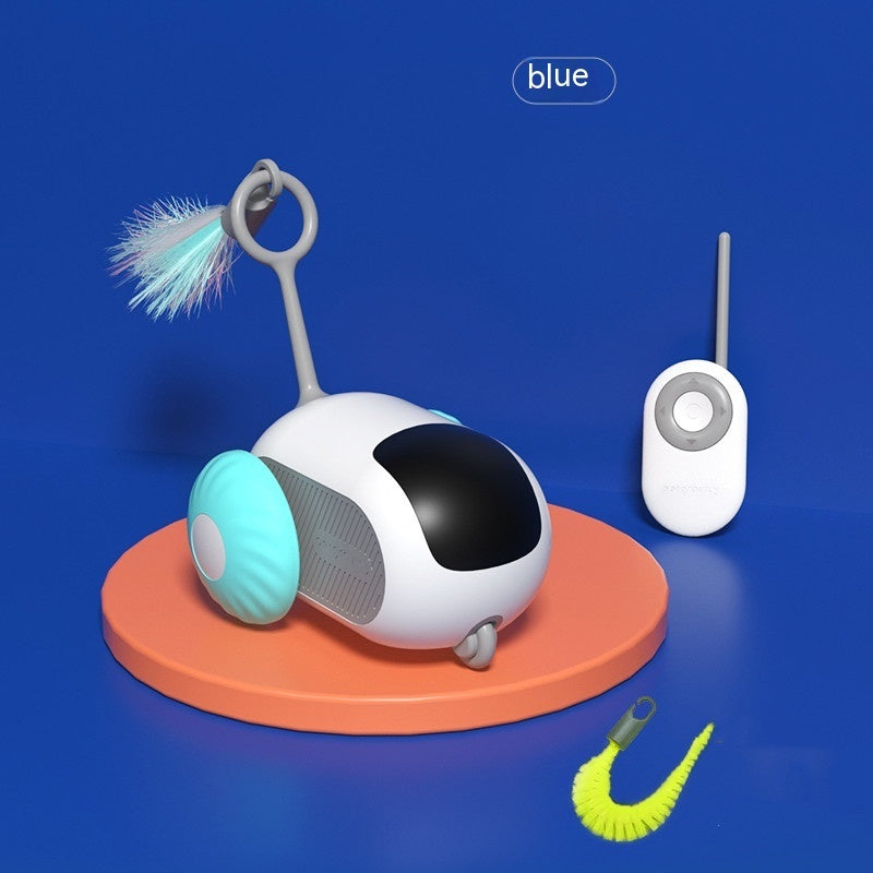 Interactive Cat Chase Toy – Remote-Controlled USB Rechargeable Car