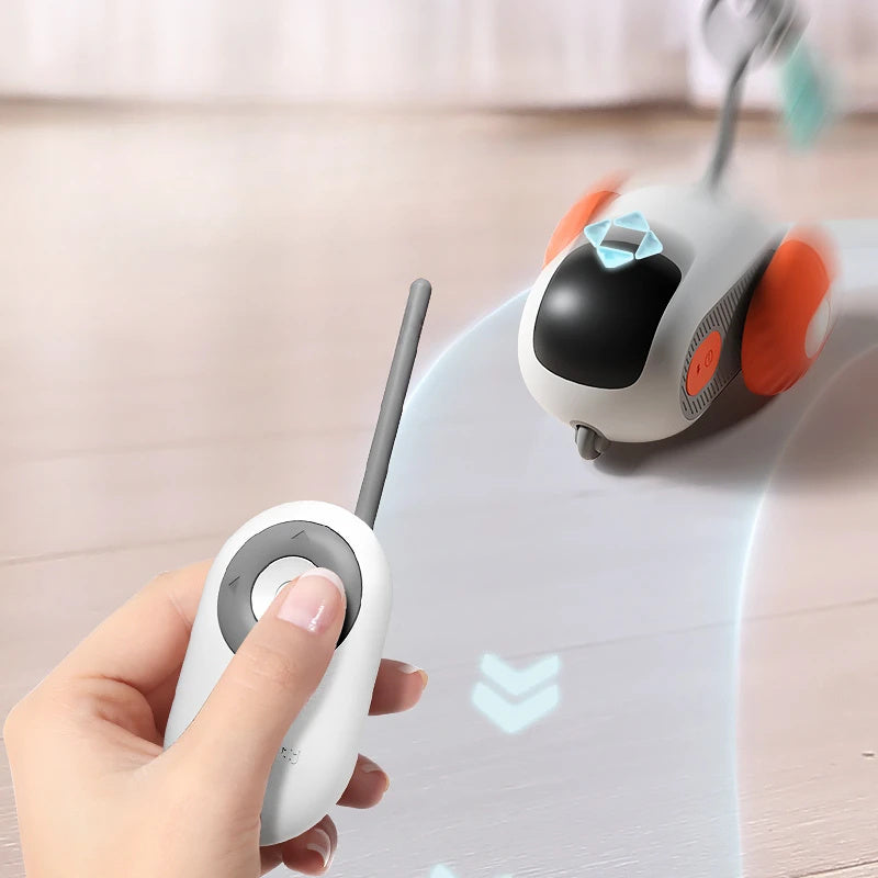 Interactive Cat Chase Toy – Remote-Controlled USB Rechargeable Car