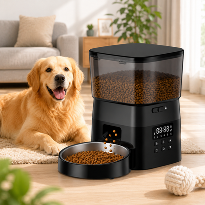 Smart Auto Pet Feeder – Hassle-Free Mealtime, Perfect Portions Every Time