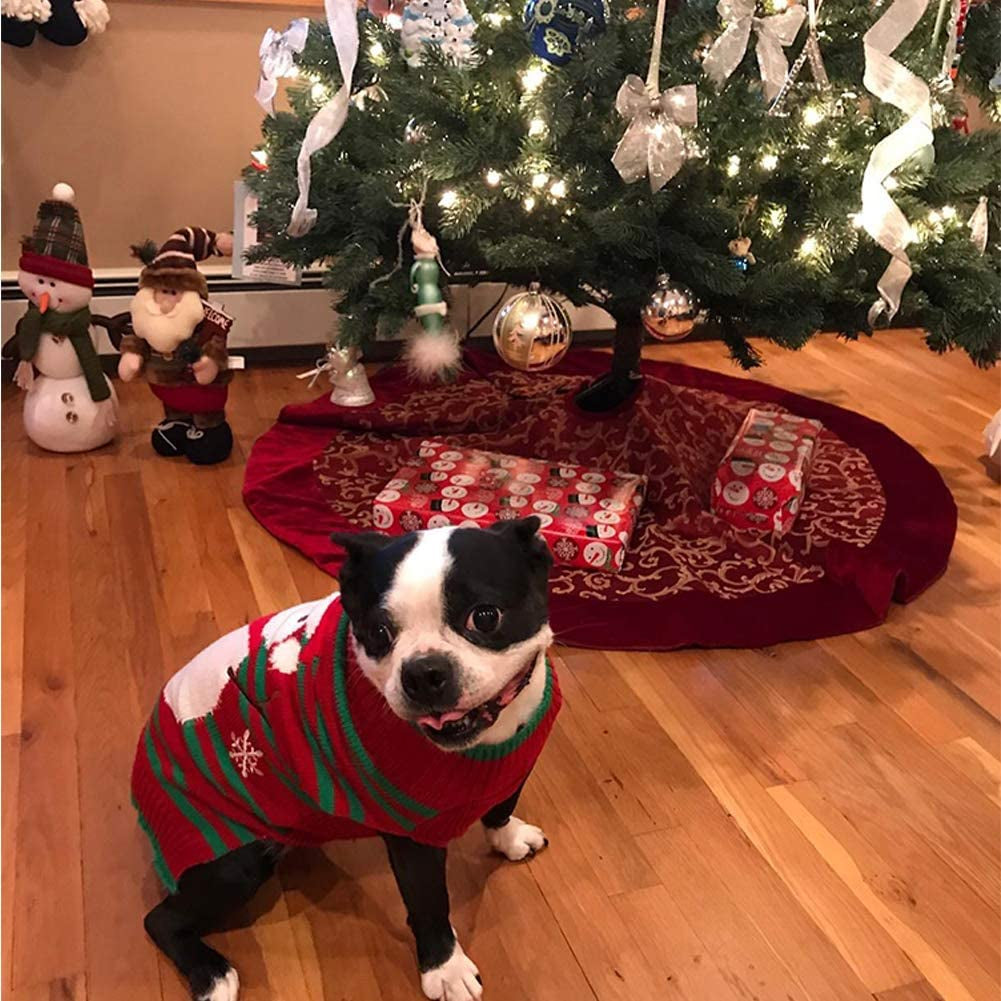 Dog Snowman Sweater - Xmas, New Year & Christmas Sweater for Small Dog & Cat (Snowman, XXL)
