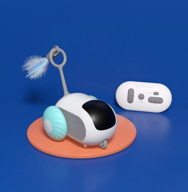 Interactive Cat Chase Toy – Remote-Controlled USB Rechargeable Car