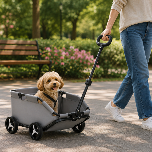 Foldable Pet Stroller – Glide in Style, Stroll in Comfort
